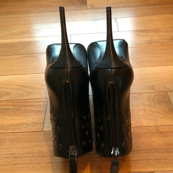 TOPPLE Studded Rivet Leather Booties by Nine West - Picture 4 of 5